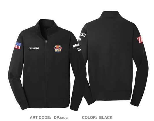 CUSTOM NMCSD ICU Hi-Tech Performance Full-Zip Fleece Jacket - DPzaqc