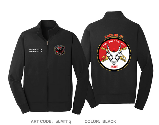 CUSTOM F/6-17 ACS Hi-Tech Performance Full-Zip Fleece Jacket - uLMThq