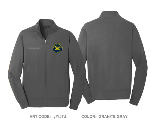 CUSTOM MCoE Inspector General, Fort Moore Hi-Tech Performance Full-Zip Fleece Jacket - yYtJ7d