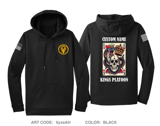 CUSTOM Kings Platoon Charlie Company 305th MI BN Hi-Tech Performance Hoodie - 6yxeAH