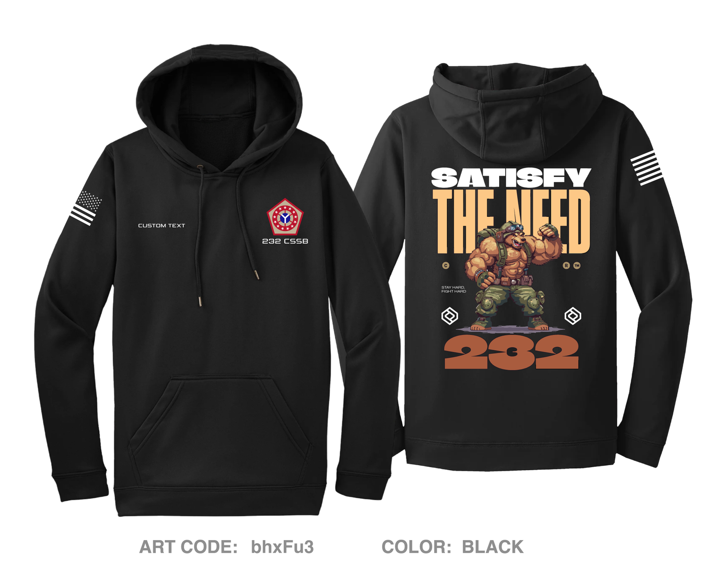 CUSTOM 232 CSSB Hi-Tech Performance Hoodie - bhxFu3