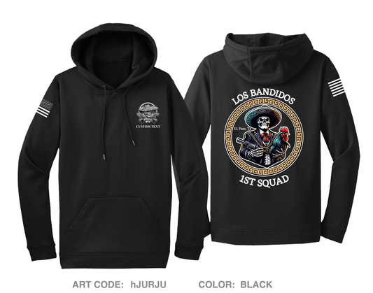 CUSTOM 1st Squad 4th PLT 1836th TC Bandits HI-Tech Performance Hoodie - hJURJU