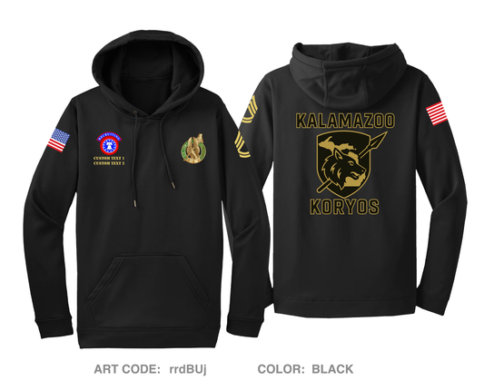 Kalamazoo Army Recruiting station Hi-Tech Performance Hoodie - rrdBUj