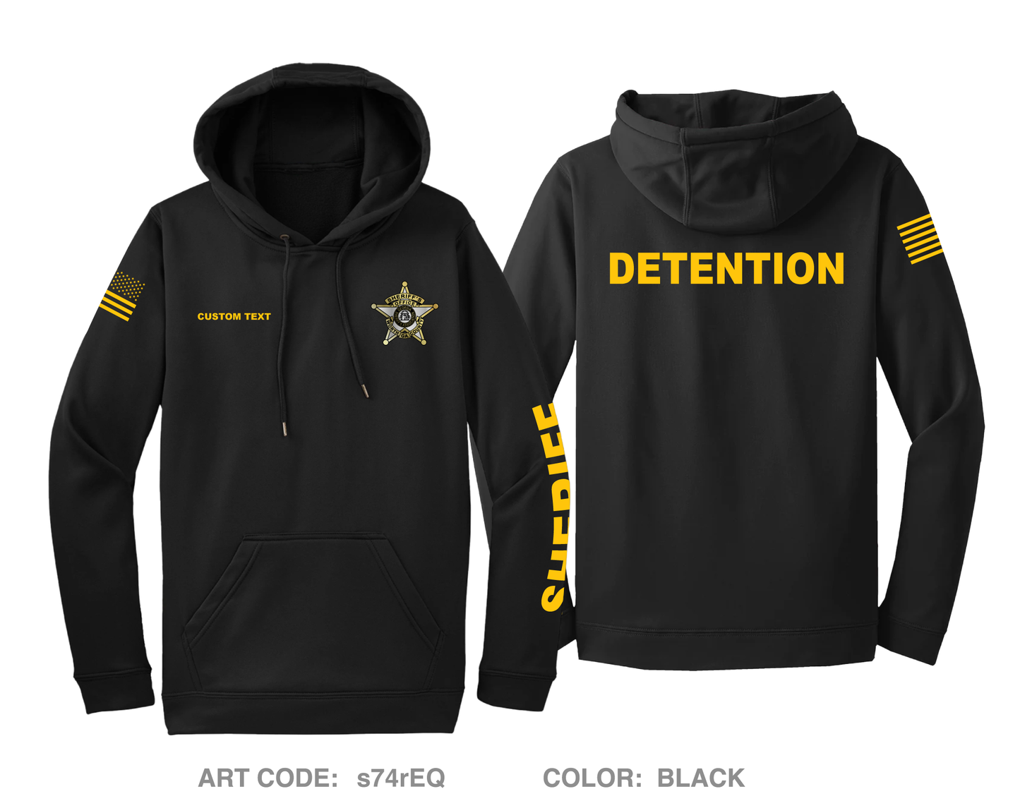 CUSTOM WCSO Hi-Tech Performance Hoodie - s74rEQ