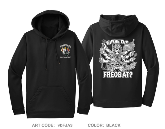CUSTOM 91st Civil Affairs Battalion Hi-Tech Performance Hoodie - vbFJA3