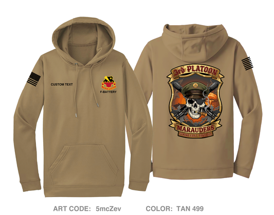 CUSTOM 3rd Platoon MARAUDERS Hi-Tech Performance Hoodie - 5mcZev