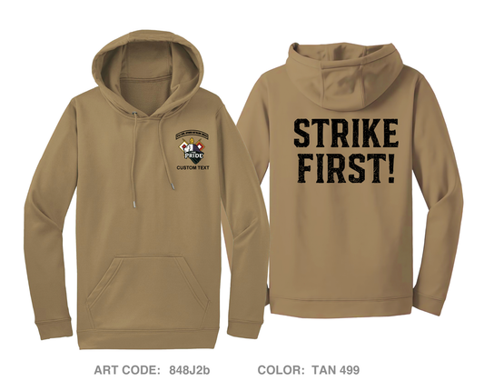 CUSTOM 91st Civil Affairs Battalion Hi-Tech Performance Hoodie - 848J2b