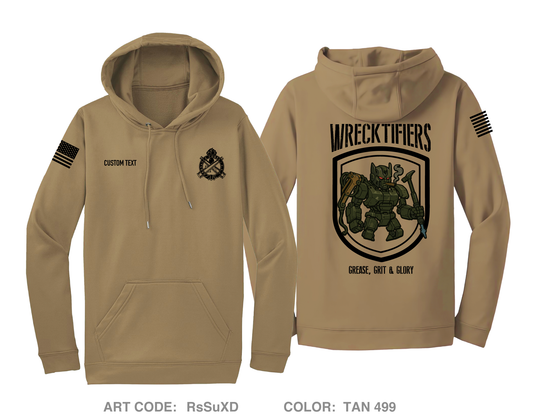 CUSTOM Wrectifiers Hi-Tech Performance Hoodie - RsSuXD