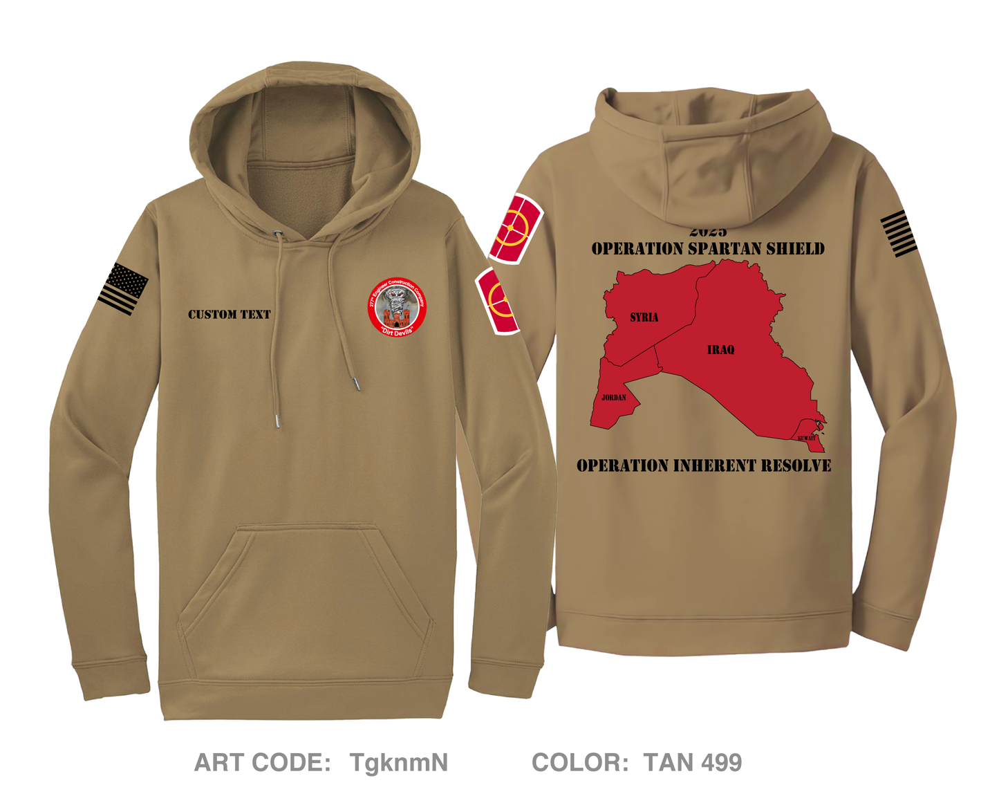 CUSTOM 277th ECC Main Fundraising Collection Hi-Tech Performance Hoodie - TgknmN