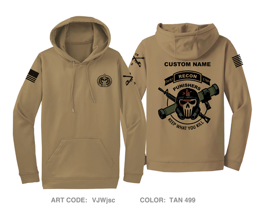 CUSTOM 2nd Platoon, C Troop, 2-15 Cav Hi-Tech Performance Hoodie - VJWjsc