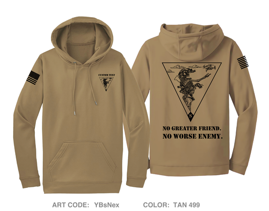 CUSTOM 2-30IN BN Hi-Tech Performance Hoodie - YBsNex