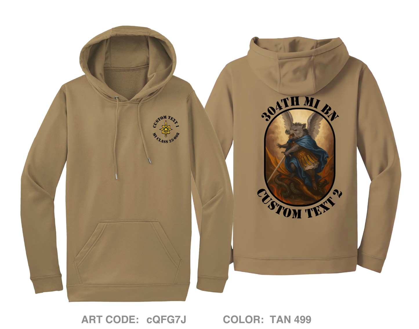 CUSTOM MI BOLC Class 25-008 Hi-Tech Performance Hoodie - cQFG7J