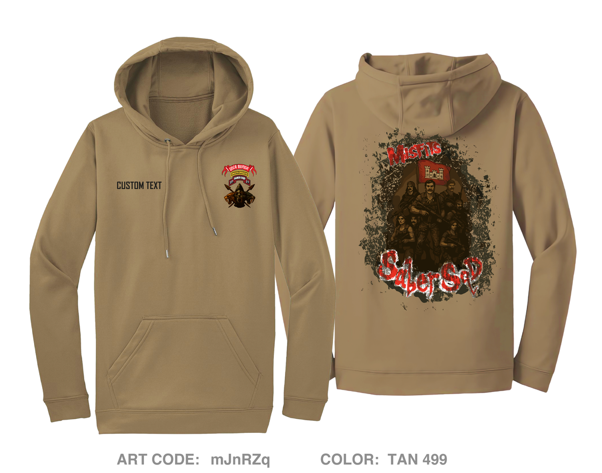 CUSTOM 2nd Platoon 277th ECC Hi-Tech Performance Hoodie - mJnRZq