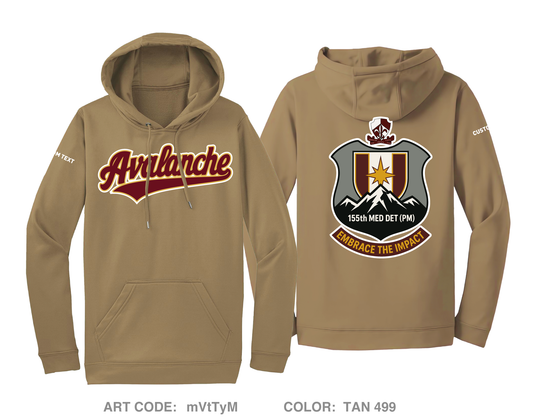 CUSTOM 155th Medical Detachment (PM) Hi-Tech Performance Hoodie - mVtTyM