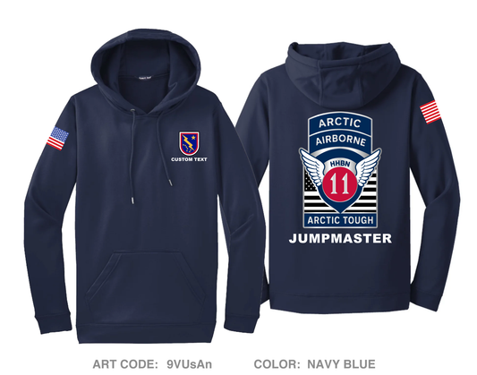 CUSTOM HHBN, 11th Airborne Division Hi-Tech Performance Hoodie - 9VUsAn