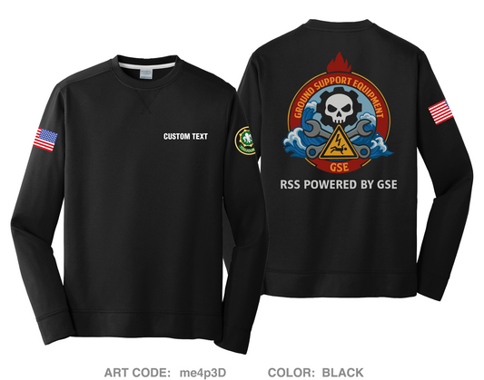 CUSTOM GSE B TRP RSS HI-Tech Performance Crewneck Sweatshirt - me4p3D