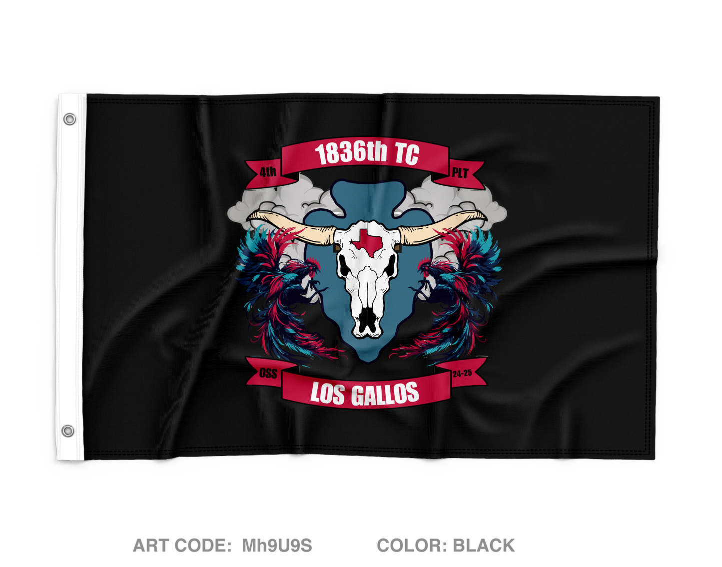 4th Plt 1836th Combat HET Co Wall Flag - Mh9U9S