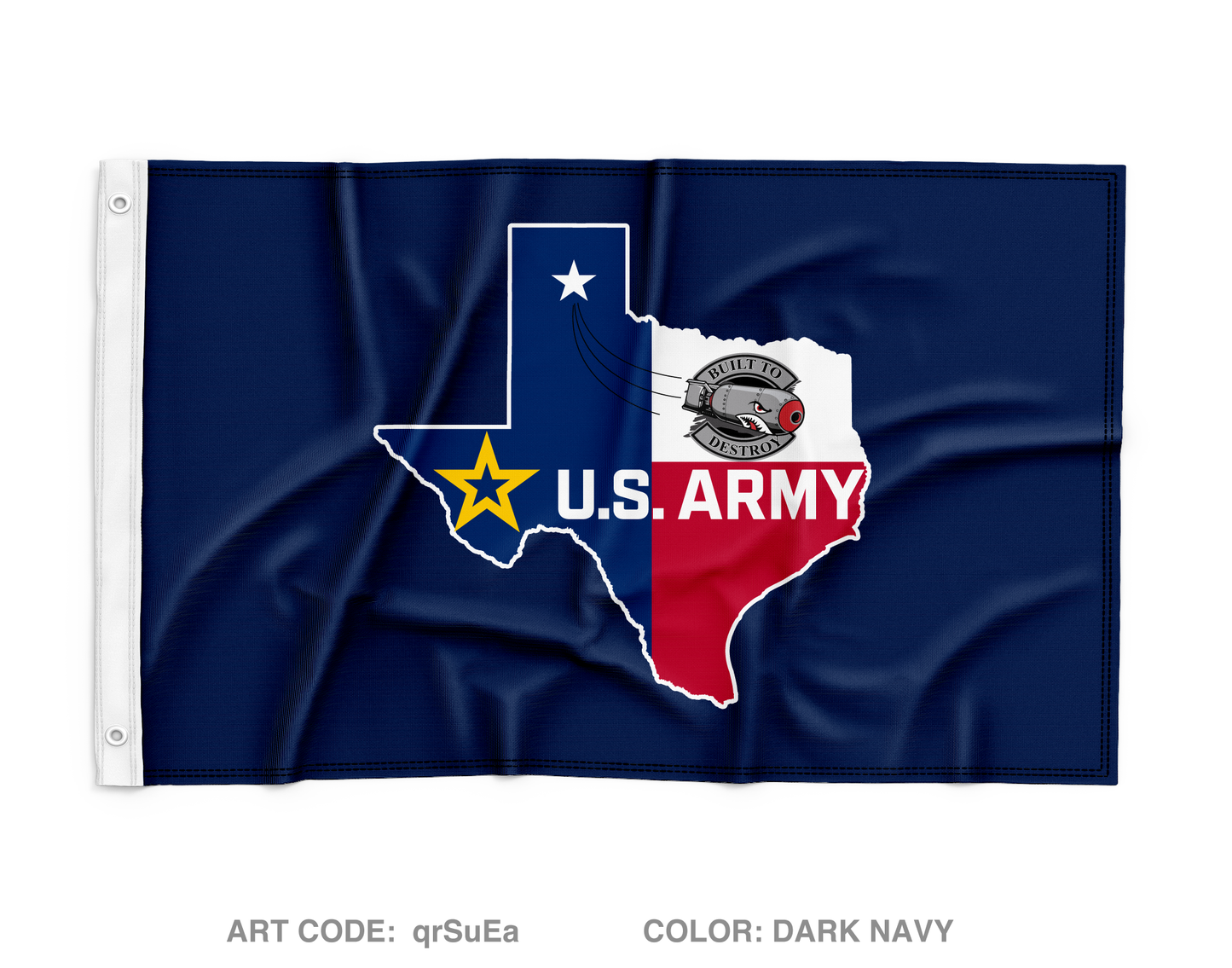 4J1A Amarillo Recruiting Station Wall Flag - qrSuEa