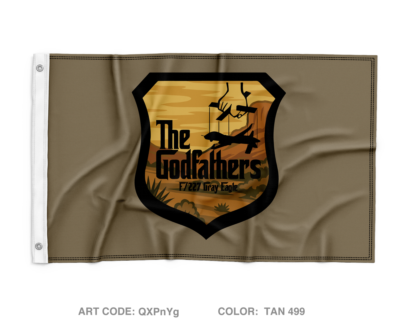 F/227 GODFATHERS Wall Flag - QXPnYg