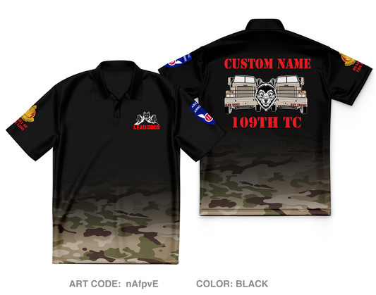 CUSTOM 109th TC Core Men's SS Performance Polo - nAfpvE