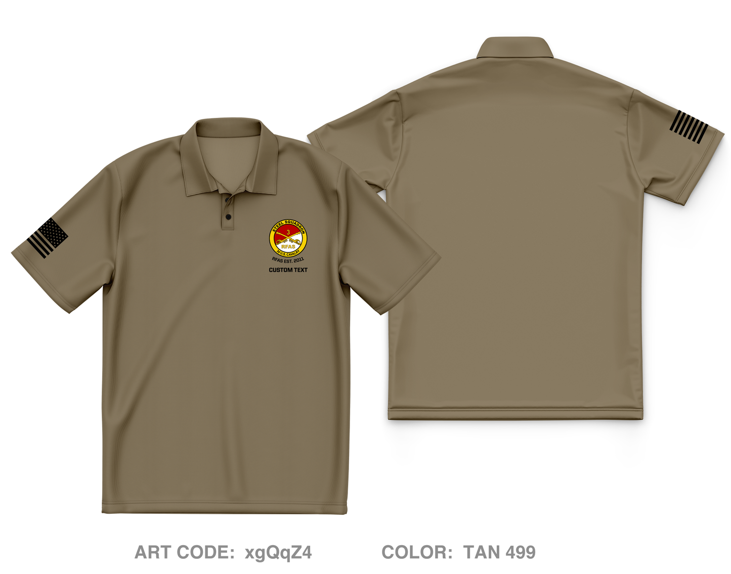 CUSTOM Lion Battery, RFAS, 3CR Core Men's SS Performance Polo - xgQqZ4