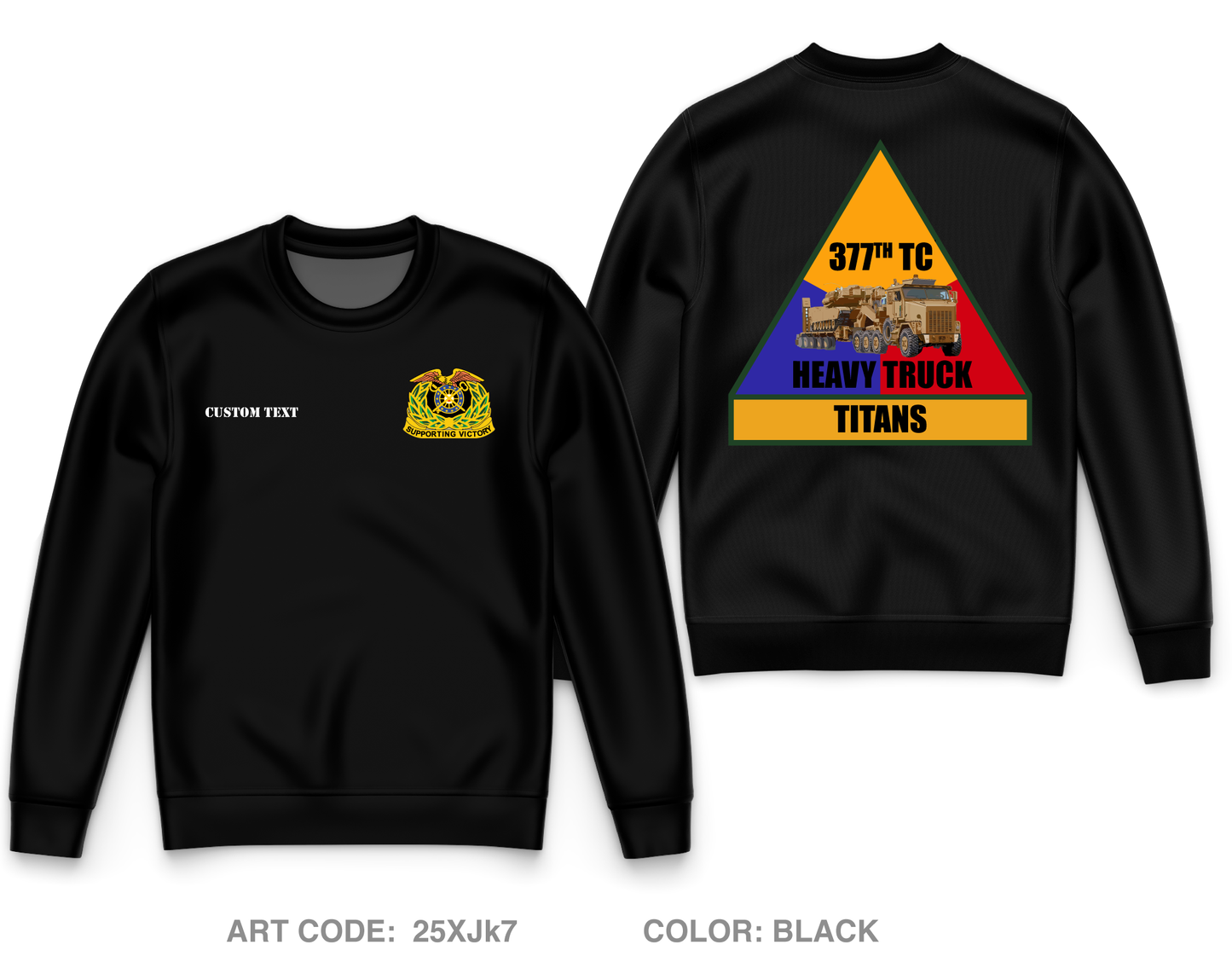 CUSTOM 377 titans Core Men's Crewneck Performance Sweatshirt - 25XJk7