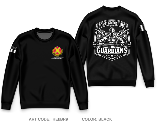 CUSTOM HHD USAG Fort Knox Core Men's Crewneck Performance Sweatshirt - HEkBR9