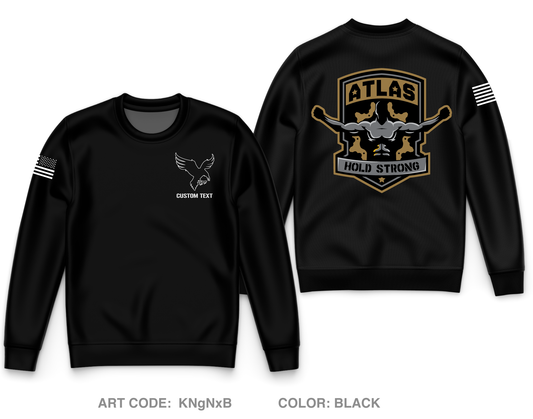 CUSTOM ATLAS CO, 4-70 AR Core Men's Crewneck Performance Sweatshirt - KNgNxB