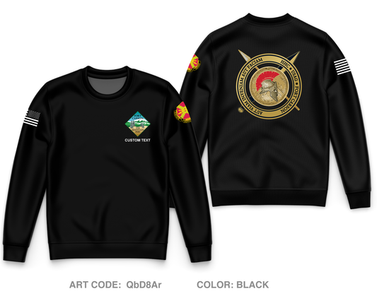 CUSTOM HHC, USAG, Fort Carson Colorado Core Men's Crewneck Performance Sweatshirt - QbD8Ar
