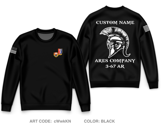 Custom A CO. 3-67 AR Core Men's Crewneck Performance Sweatshirt - cWwkKN