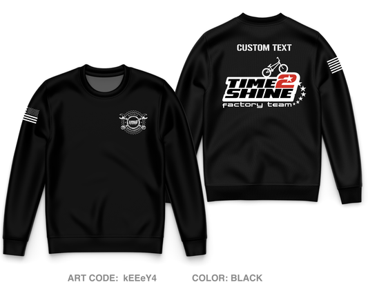 Custom Time2ShineFactory Core Men's Crewneck Performance Sweatshirt - kEEeY4