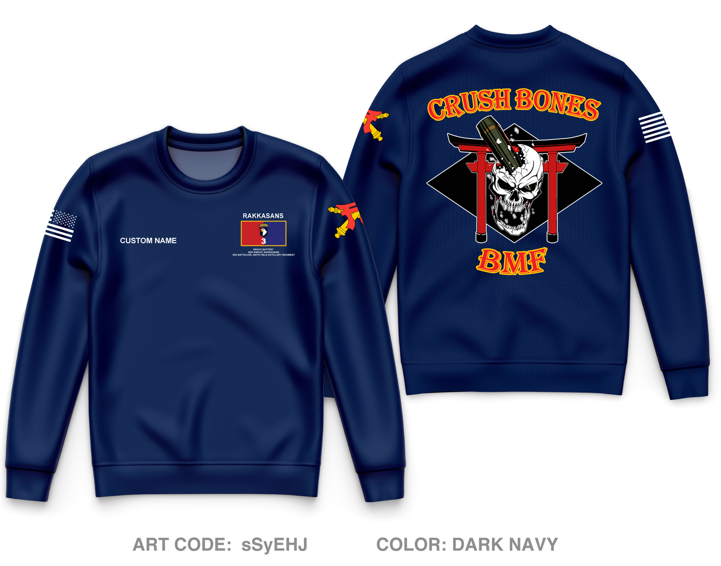 CUSTOM B 3-320FA Core Men's Crewneck Performance Sweatshirt - sSyEHJ