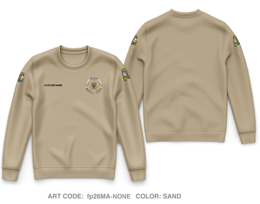 CUSTOM Houston County Sheriffs Department Core Men's Crewneck Performance Sweatshirt - fp26MA_NONE