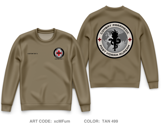 Combat Paramedic Course Core Men's Crewneck Performance Sweatshirt - xcMFum