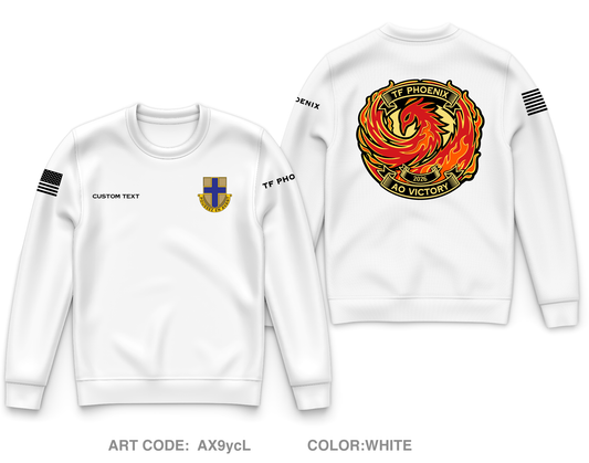 CUSTOM TF-Phoenix Core Men's Crewneck Performance Sweatshirt - AX9ycL
