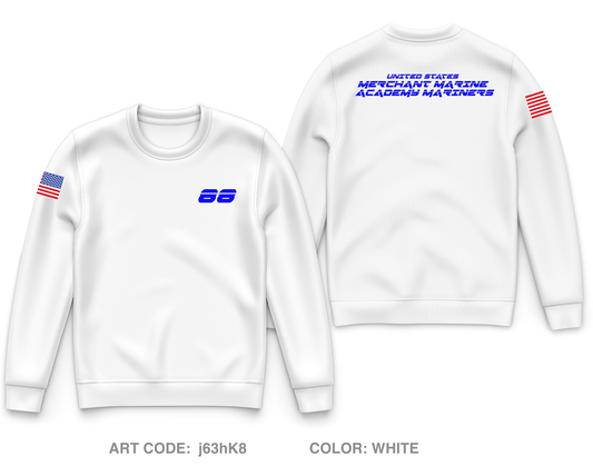 United States Merchant Marine Academy Mariners Store 1 Core Men's Crewneck Performance Sweatshirt - j63hk8