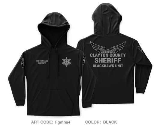 Custom Blackhawk Core Men's Hooded Performance Sweatshirt - Fgmha4