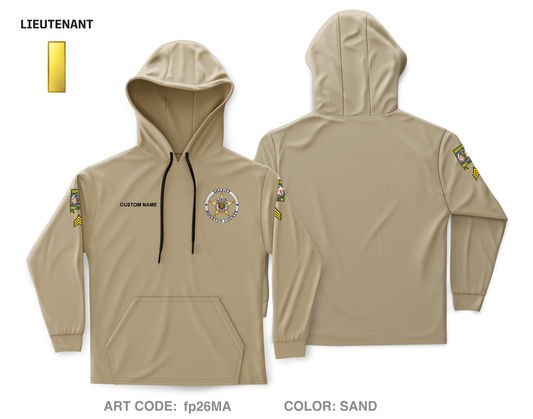 CUSTOM Houston County Sheriffs Department Core Men's Hooded Performance Sweatshirt - fp26MA_LIEUT