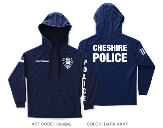 CUSTOM Cheshire Police Department Core Men's Hooded Performance Sweatshirt - VubGv8