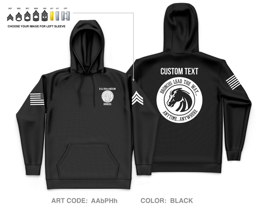 CUSTOM B Co 264th MED BN Store 1 Core Men's Hooded Performance Sweatshirt - AAbPHh