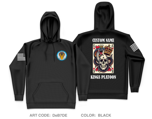 CUSTOM Kings Platoon Charlie Company 305th MI BN Core Men's Hooded Performance Sweatshirt - DeB7DE