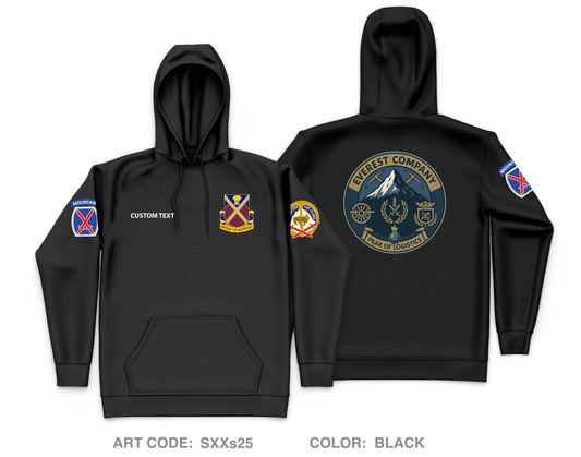 CUSTOM Everest CLC, 10th LSB Core Men's Hooded Performance Sweatshirt - SXXs25