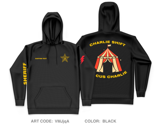 CUSTOM Charlie Shift Core Men's Hooded Performance Sweatshirt - VMJjqA