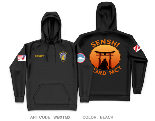 CUSTOM 623rd MCT Core Men's Hooded Performance Sweatshirt - WBXTMX