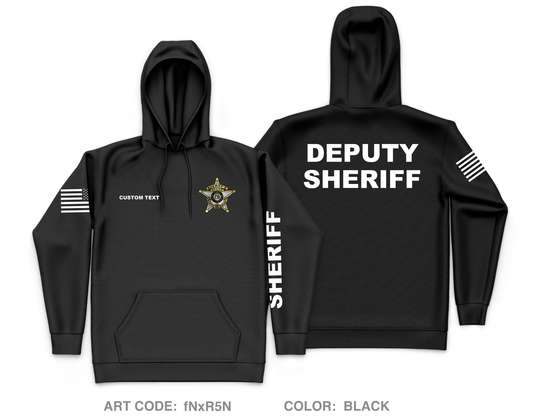 CUSTOM WCSO  Core Men's Hooded Performance Sweatshirt - fNxR5N