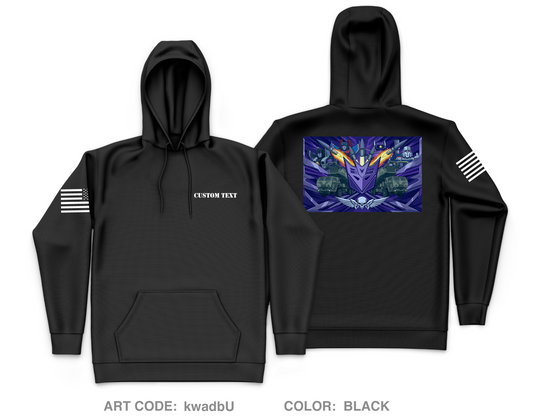 CUSTOM B-Btry 4-133 FAR Core Men's Hooded Performance Sweatshirt - kwadbU