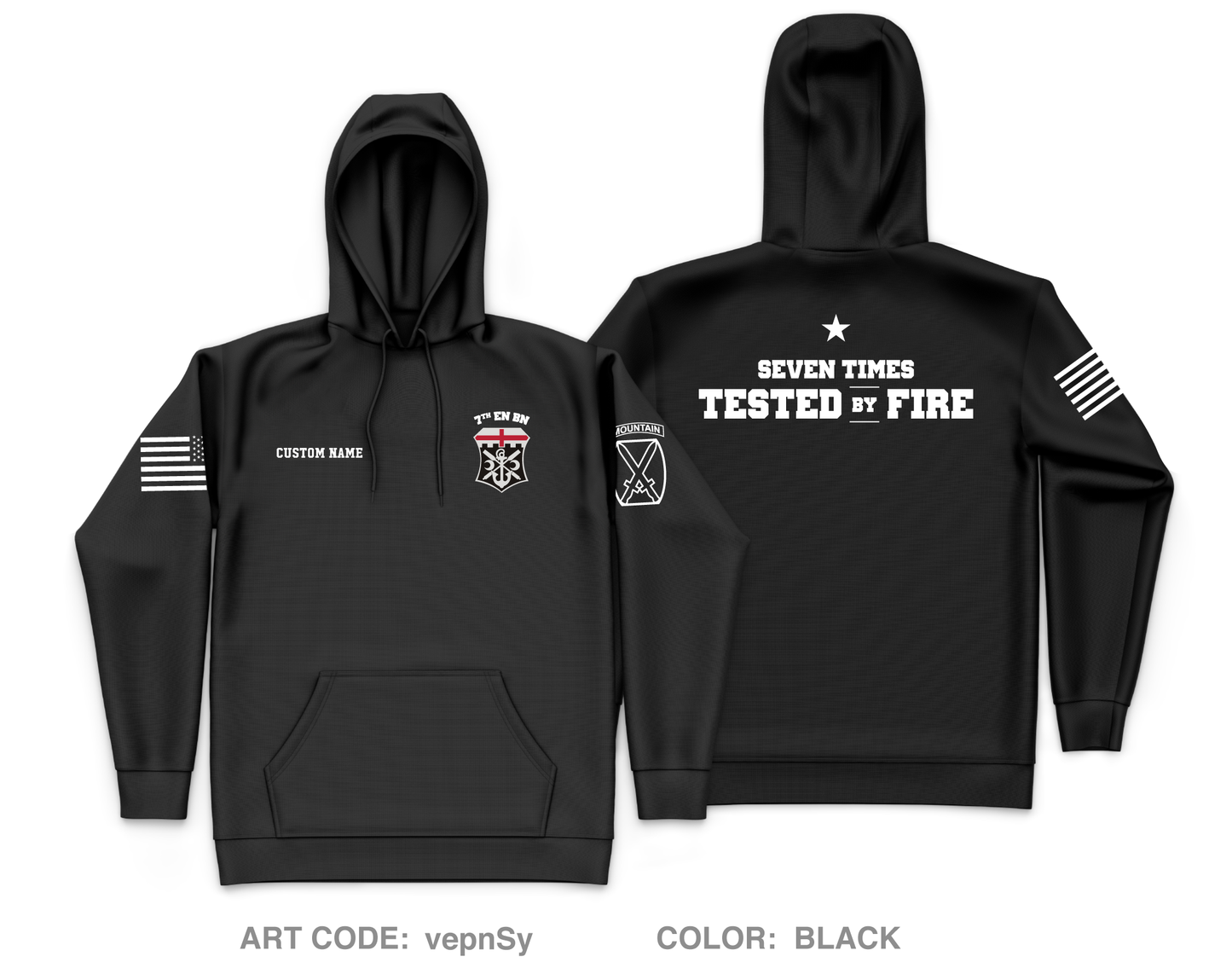 CUSTOM Hammer Core Men's Hooded Performance Sweatshirt - vepnSy