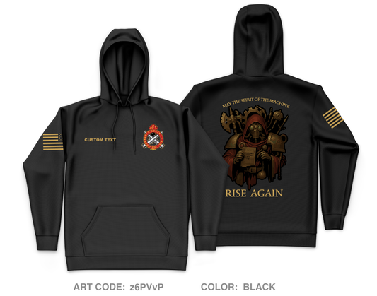CUSTOM 277th ECC Main Fundraising Collection Core Men's Hooded Performance Sweatshirt - z6PVvP