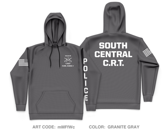 CUSTOM Dallas PD Store 1 Core Men's Hooded Performance Sweatshirt - m4NeGV
