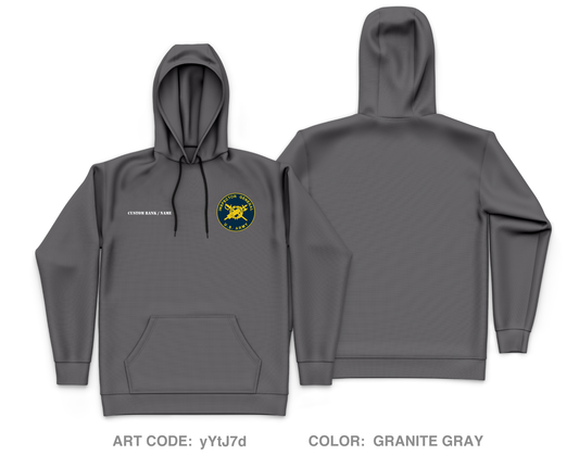 CUSTOM MCoE Inspector General, Fort Moore Core Men's Hooded Performance Sweatshirt - yYtJ7d